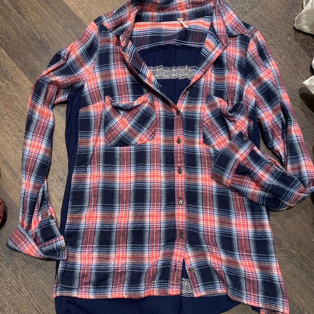 Free People Flannel Shirt